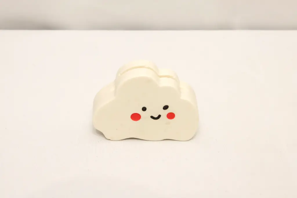 Porte Photo Nuage Blanc/Rouge