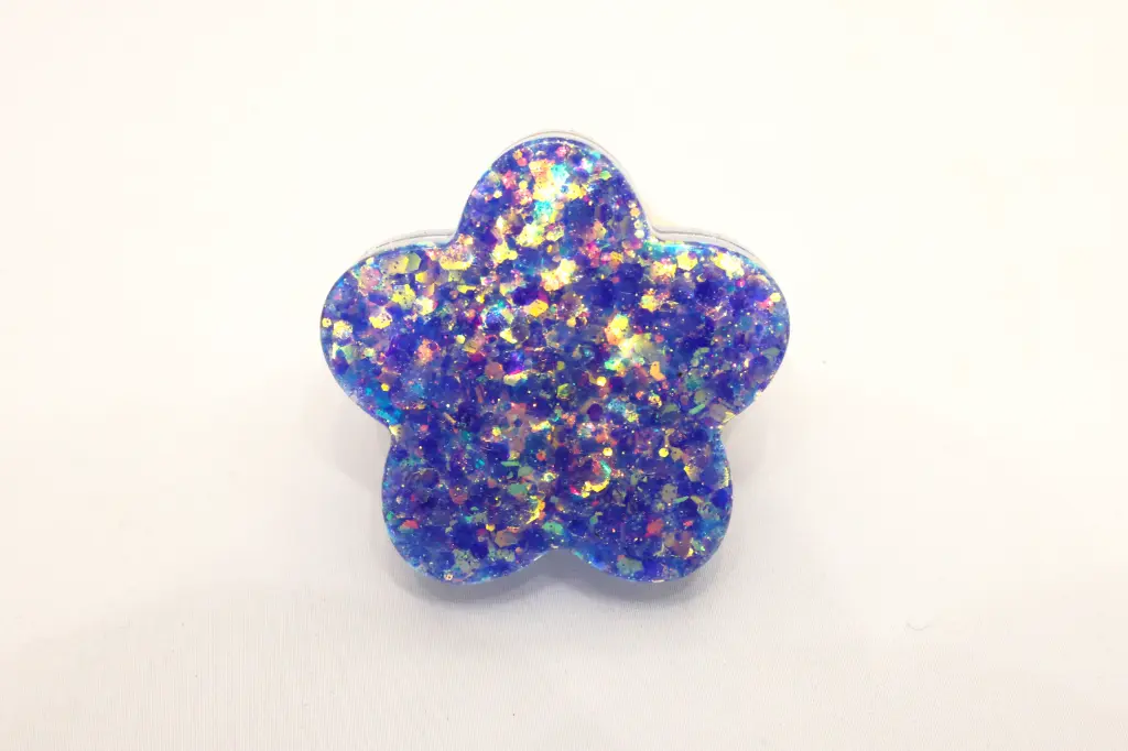 Porte Photo Fleur Bleu