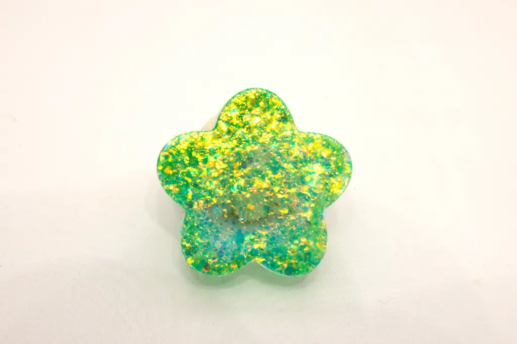 Porte Photo Fleur Vert