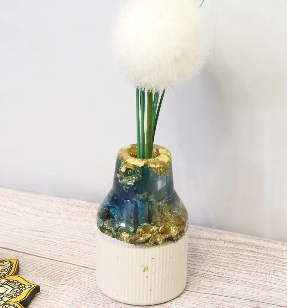 Soliflore moyen Bleu/Or